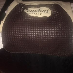 NEW ITALIAN WOVEN LEATHER BAG